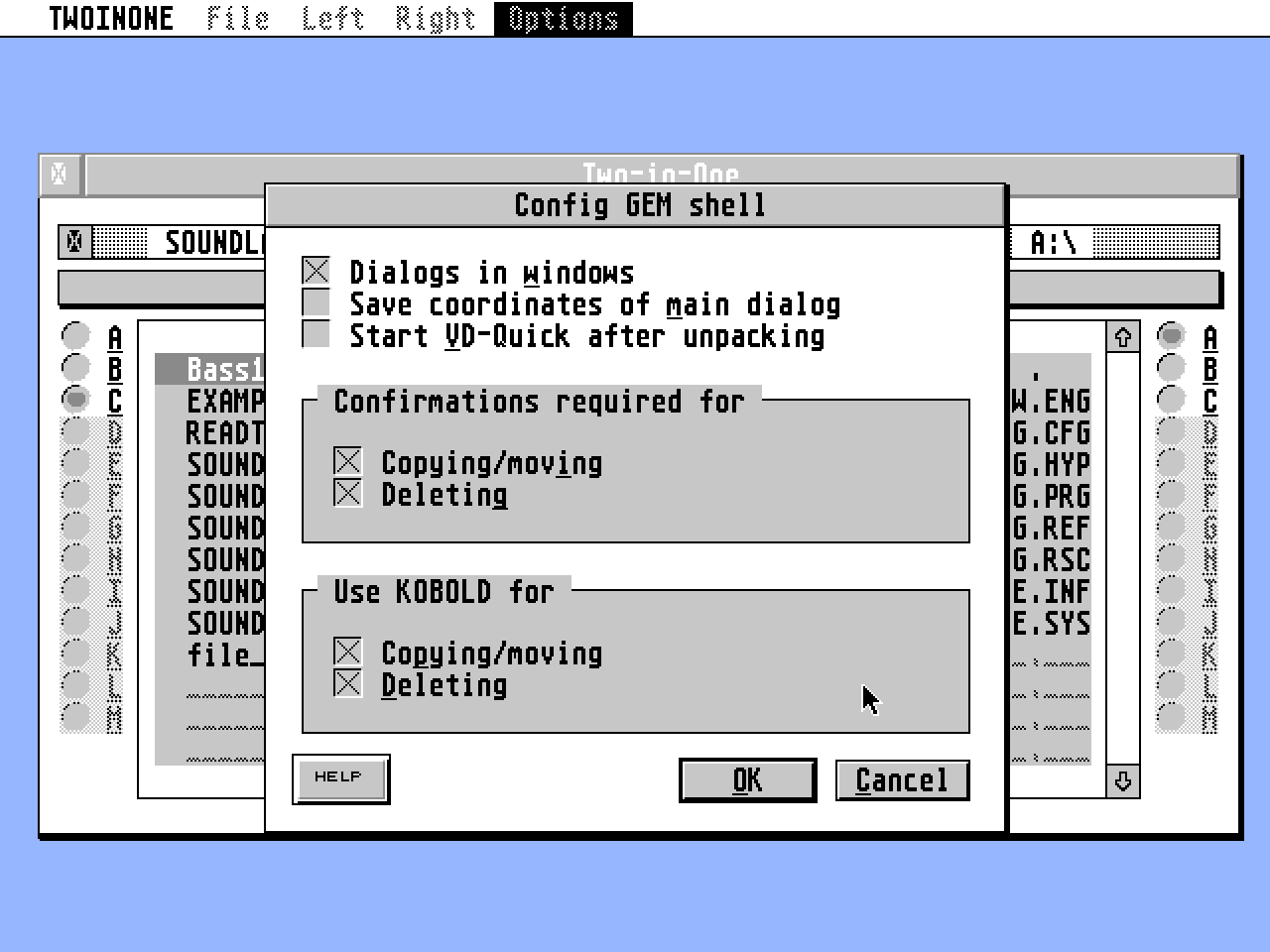Two-in-One atari screenshot